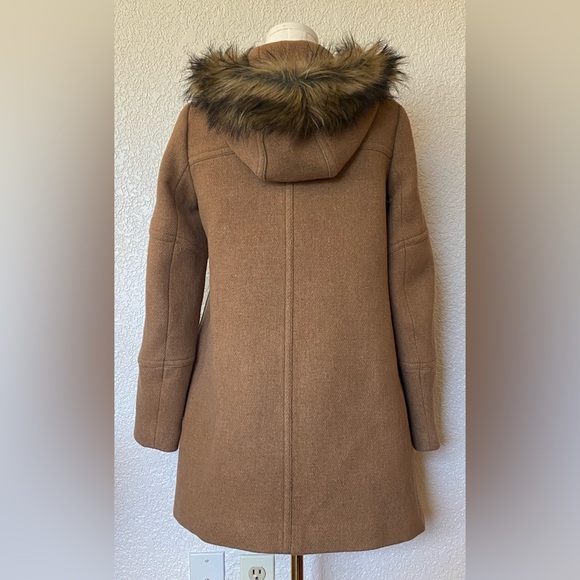 J Crew Nello Gori Italian Stadium Cloth Wool coat size 0 women’s - Picture 3 of 7